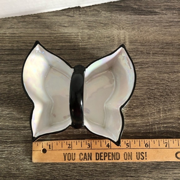 Vtg Noritake Butterfly Dish with Handle - Picture 9 of 10